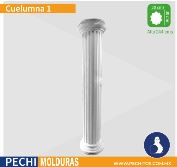 columna de unicel modelo 1