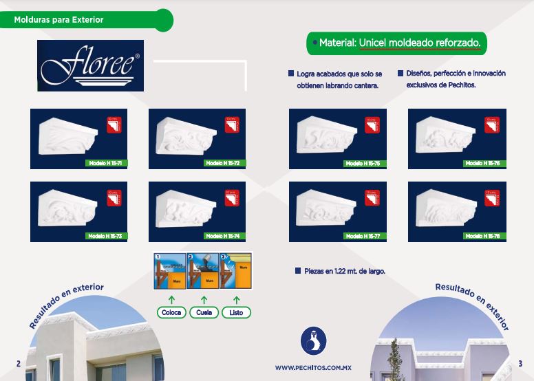 Molduras-de-Unicel-Reforzado-FLOREE-para-Colar Molduras-de-Unicel-Reforzado-FLOREE-para-Colar