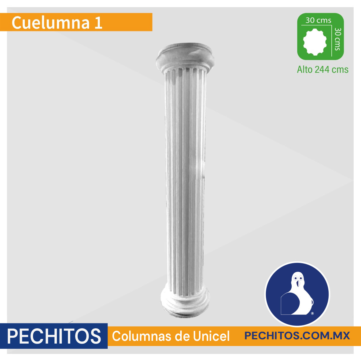 columnas de unicel